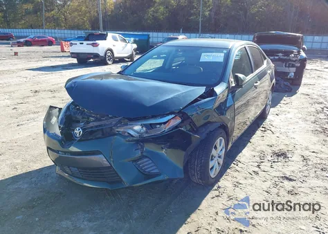 2016 Toyota Corolla Le z USA, uszkodzony, nr VIN 2T1BURHE1GC689354